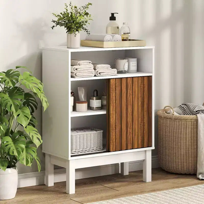 Meuble de rangement pour salle de bain au-dessus des toilettes – Étagère de rangement peu encombrante