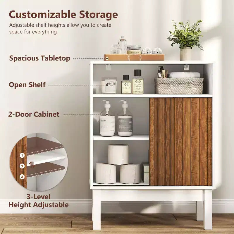 Meuble de rangement pour salle de bain au-dessus des toilettes – Étagère de rangement peu encombrante