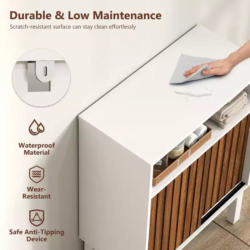 Meuble de rangement pour salle de bain au-dessus des toilettes – Étagère de rangement peu encombrante