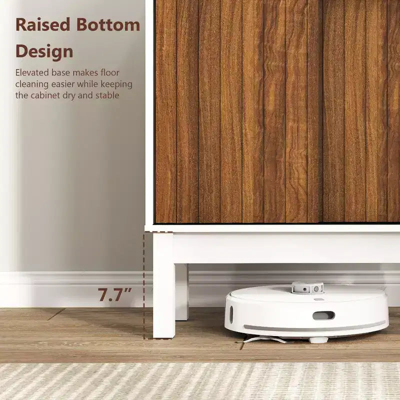 Meuble de rangement pour salle de bain au-dessus des toilettes – Étagère de rangement peu encombrante