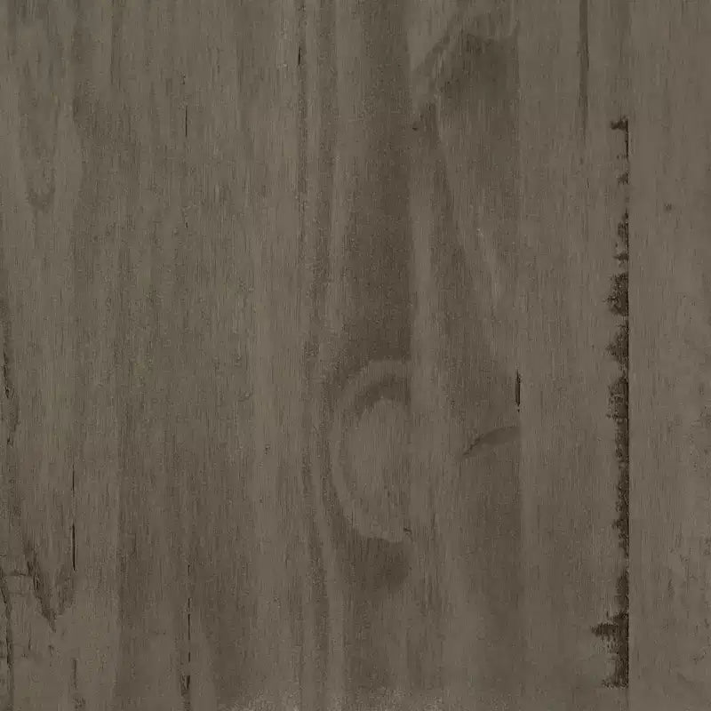 Table de salle à manger moderne en bois massif vieilli et métal, style industriel-fermier
