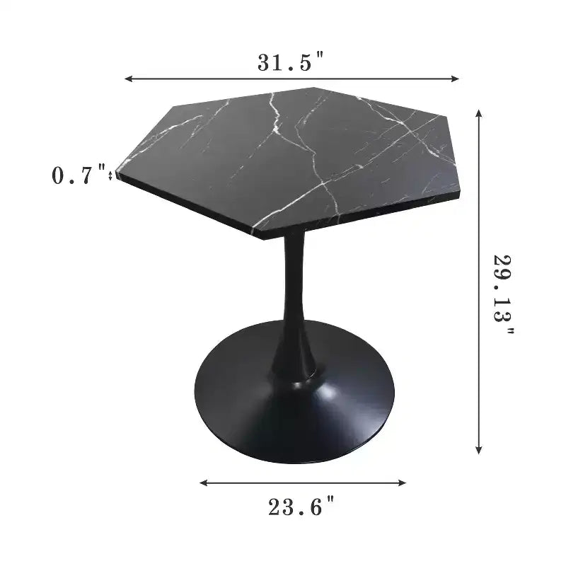 Table basse octogonale peu encombrante moderne pour petits salons, table d'appoint de coin