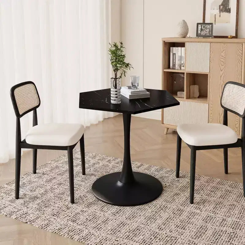 Table basse octogonale peu encombrante moderne pour petits salons, table d'appoint de coin