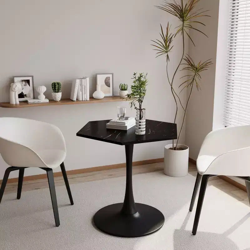 Table basse octogonale peu encombrante moderne pour petits salons, table d'appoint de coin