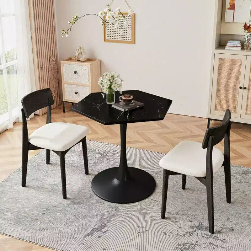 Table basse octogonale peu encombrante moderne pour petits salons, table d'appoint de coin