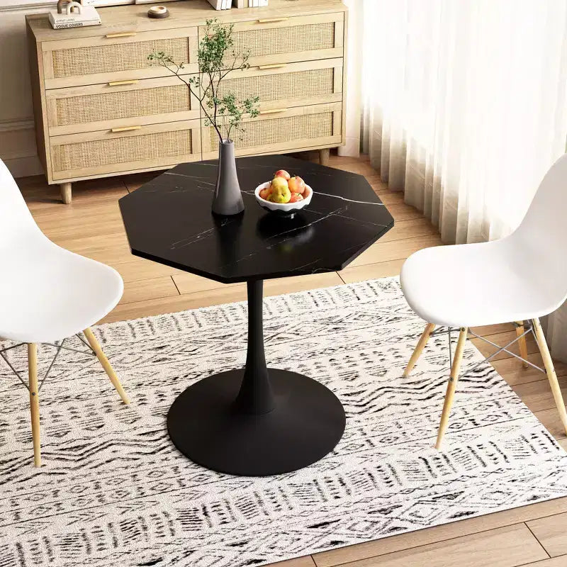 Table basse octogonale peu encombrante moderne pour petits salons, table d'appoint de coin