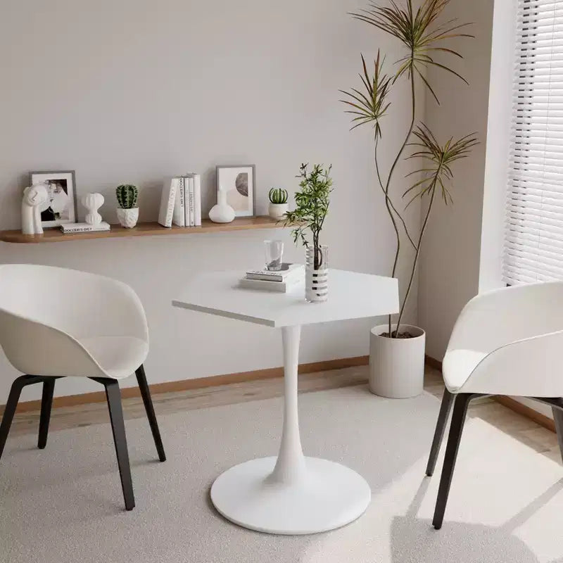 Table basse octogonale peu encombrante moderne pour petits salons, table d'appoint de coin
