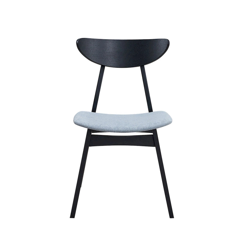 Modern 2-Piece Wooden Dining Chair Set, Wooden Frame with Backrest and Cushioned Seat, Suitable for Dining Room and Living Room