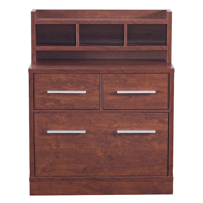 Greene Transitional 3-Drawer Wood File Cabinet Work Station by Porch & Den