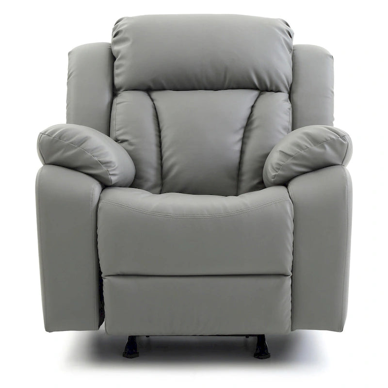 Daria Faux Leather Upholstery Reclining Chair - 38L x 37W x 41H