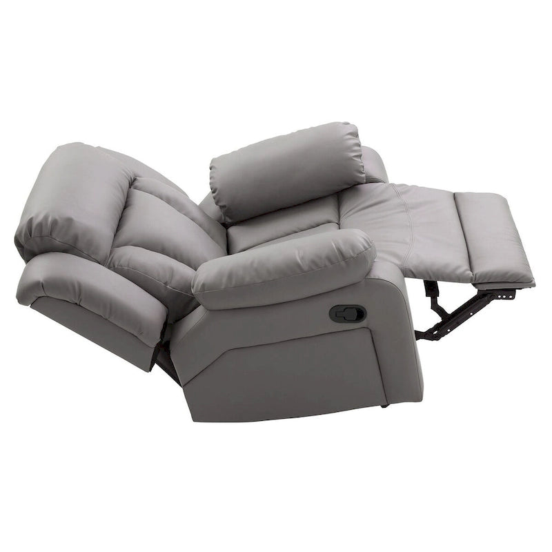 Daria Faux Leather Upholstery Reclining Chair - 38L x 37W x 41H