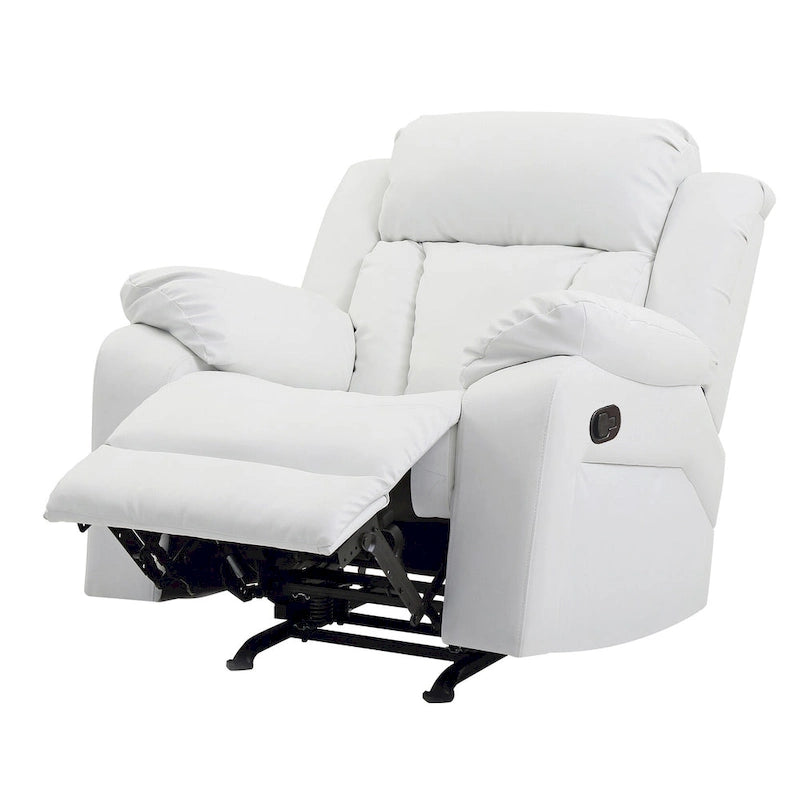 Daria Faux Leather Upholstery Reclining Chair - 38L x 37W x 41H