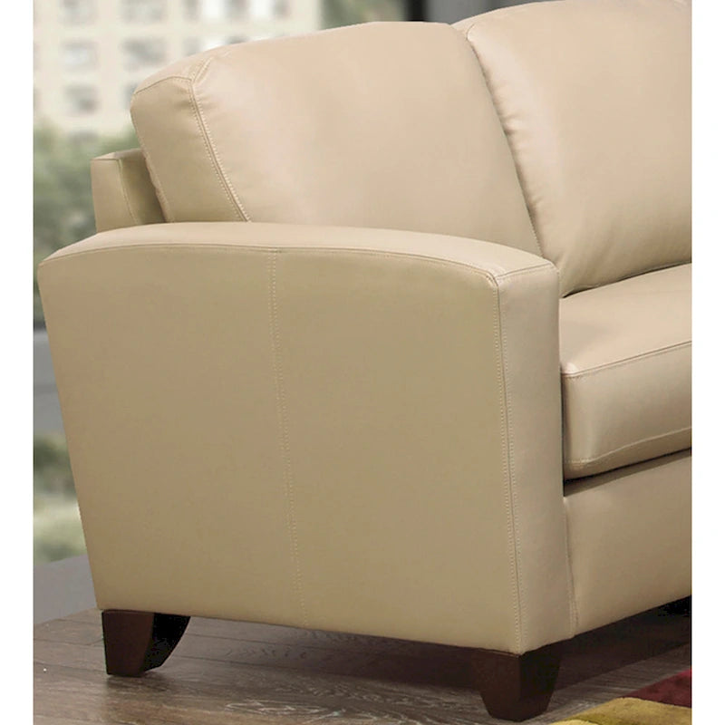 Bryce Italian Top Grain Leather Sofa and Loveseat Set