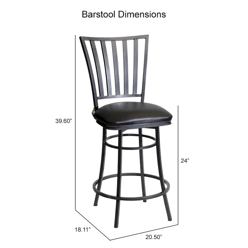 Copper Grove Stewart Commercial Grade Swivel Bar Stool