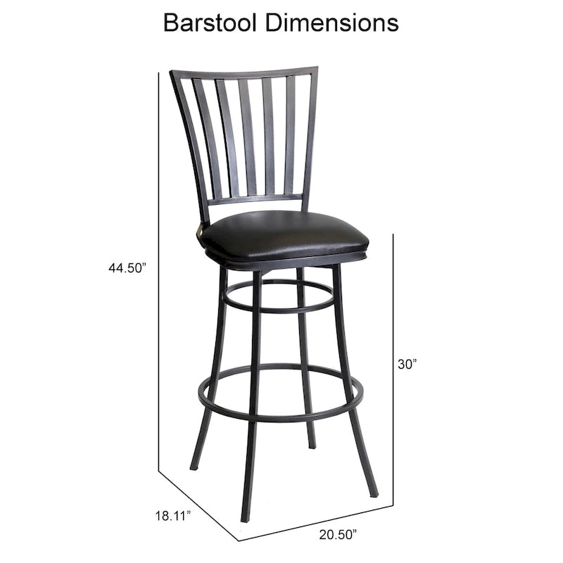 Copper Grove Stewart Commercial Grade Swivel Bar Stool