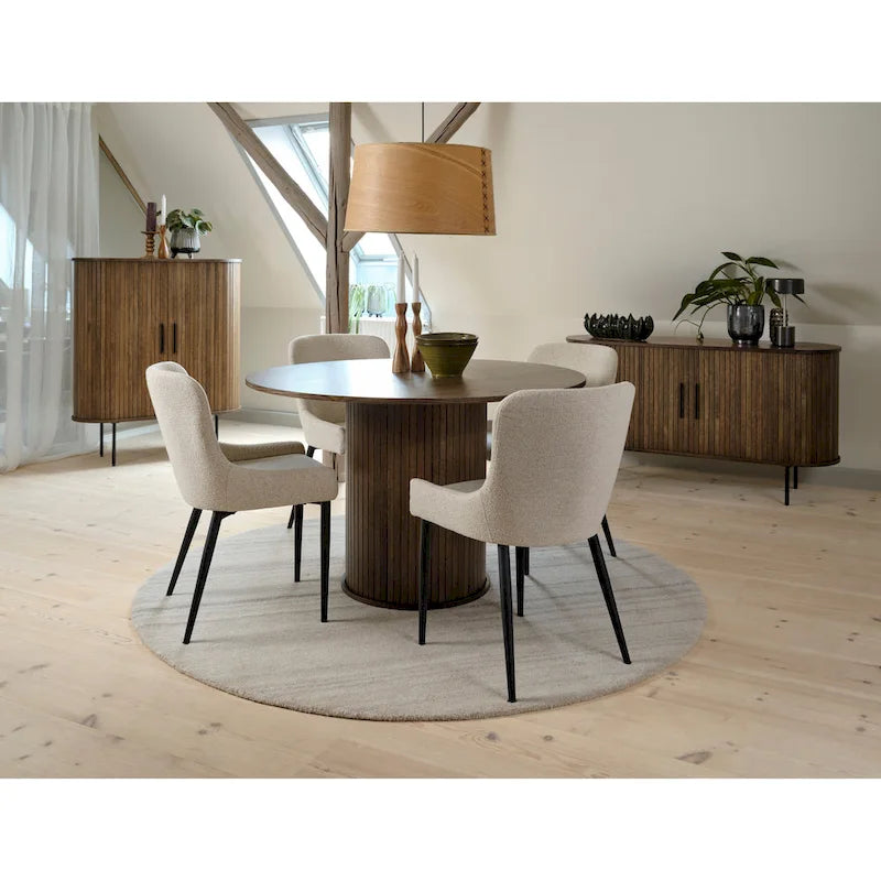 Rye Studio Nicola Mid-Century Modern Pedestal Dining Table