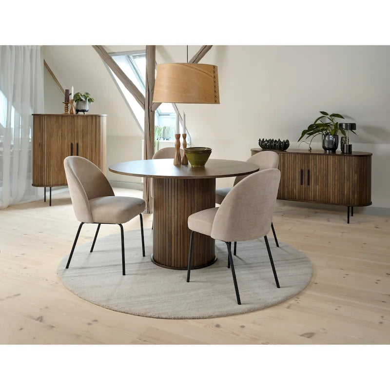 Rye Studio Nicola Mid-Century Modern Pedestal Dining Table