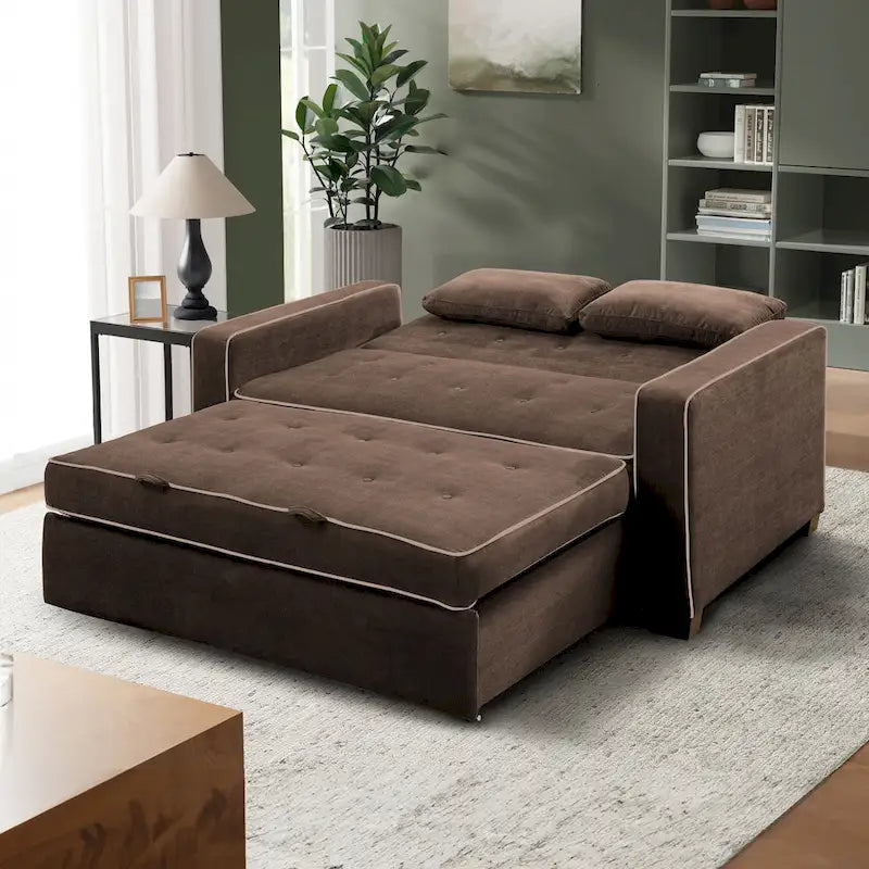 Serta Morrison Queen Convertible Loveseat