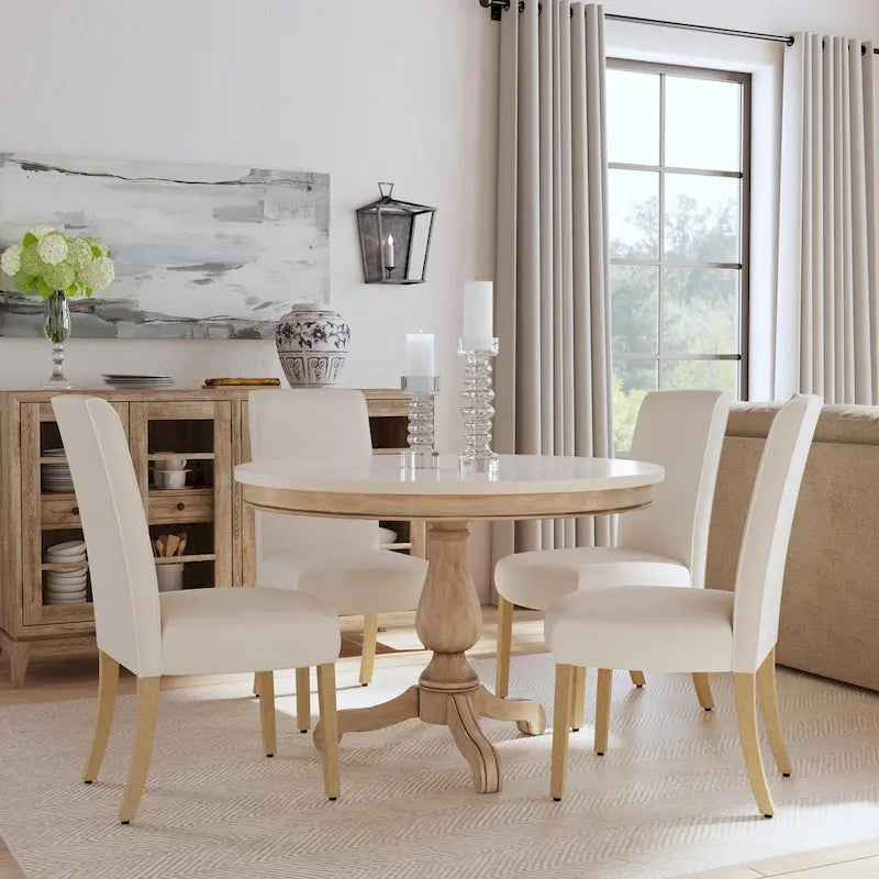 HomePop Scalloped Detail Dining Chair - Set of 2