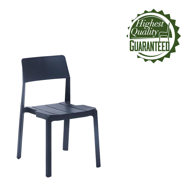 Porthos Home Brock Stackable Dining Chairs Set of 4, Overall Plastic