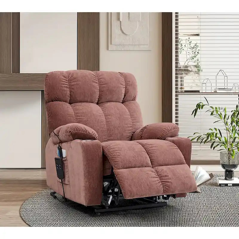Motor Power Lift Recliner Chair for Elderly with Heat Massage