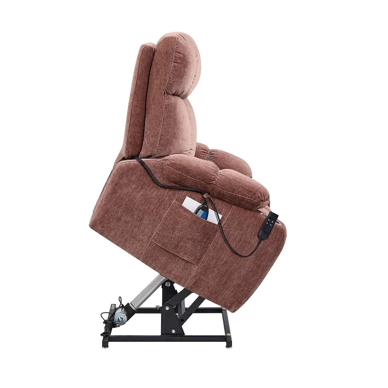 Motor Power Lift Recliner Chair for Elderly with Heat Massage