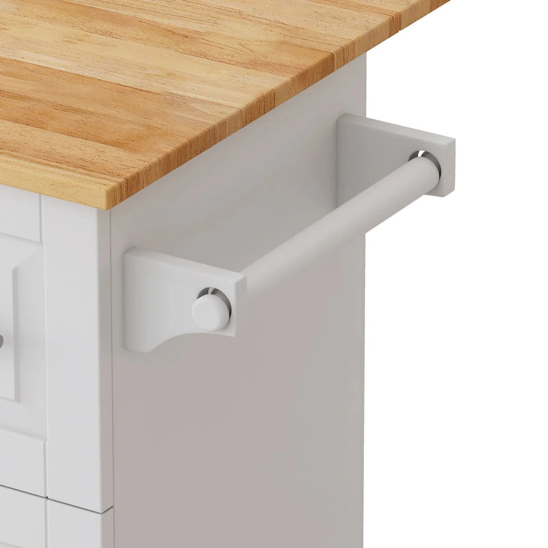 Kitchen Island Cart with 2 Door