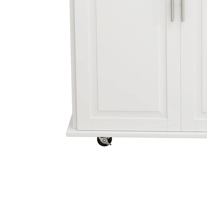 Kitchen Island Cart with 2 Door