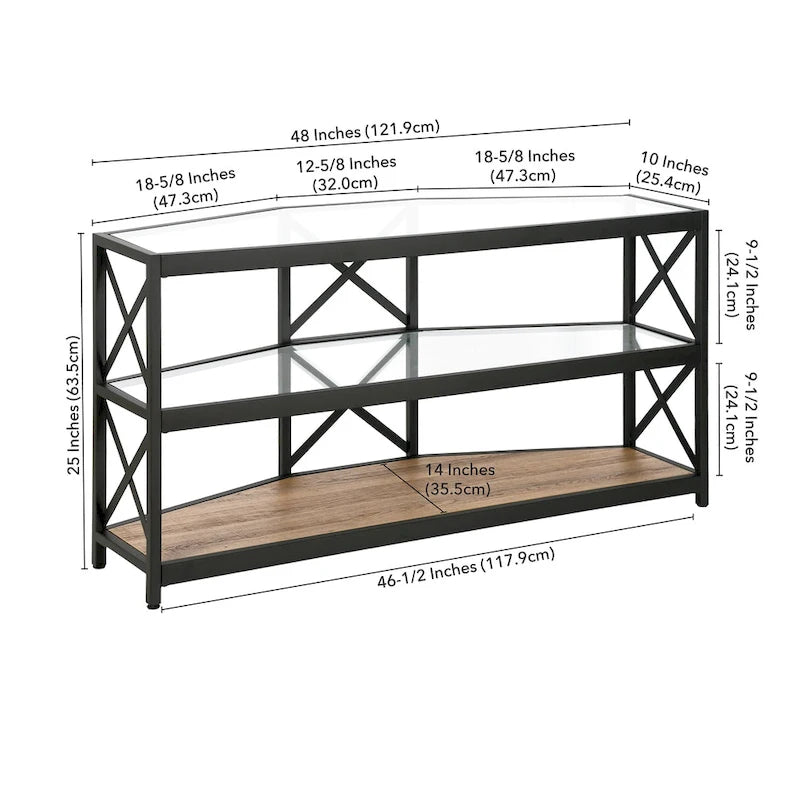 Celine Hexagonal TV Stand
