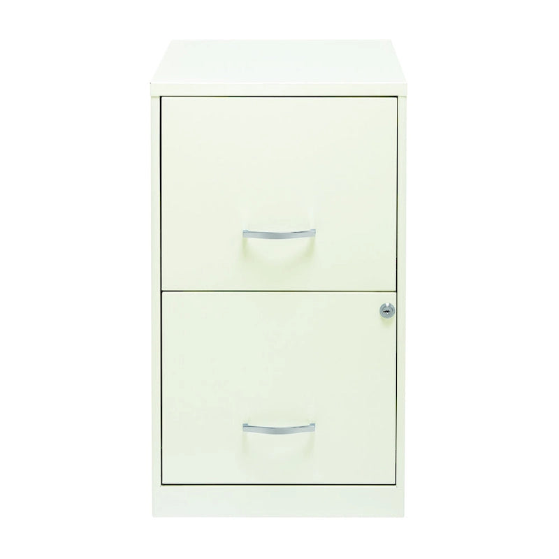 Space Solutions 18in. 2 Drawer Metal File Cabinet, Teal