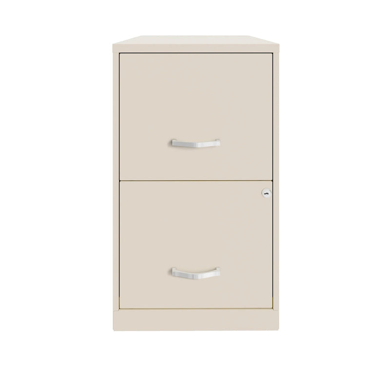 Space Solutions 18in. 2 Drawer Metal File Cabinet, Teal