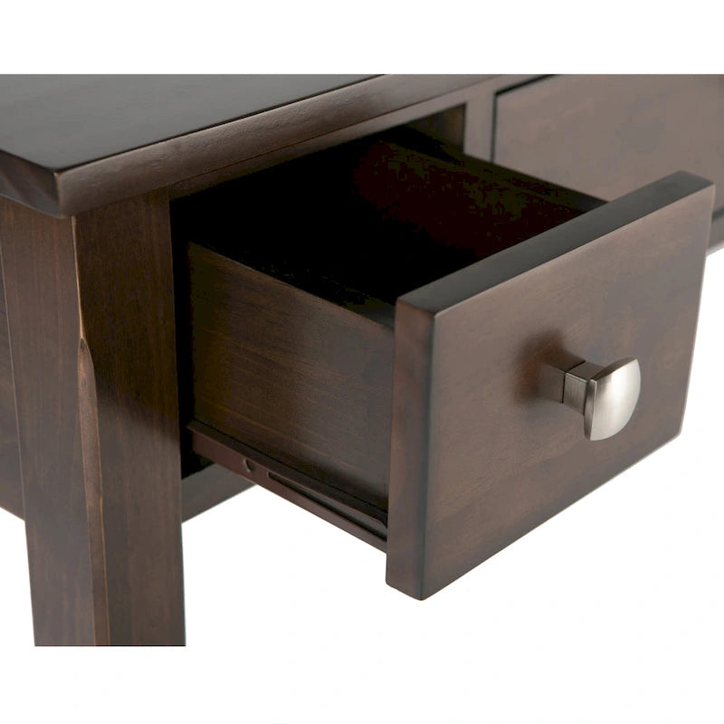 WYNDENHALL Franklin SOLID WOOD Contemporary Writing Office Desk