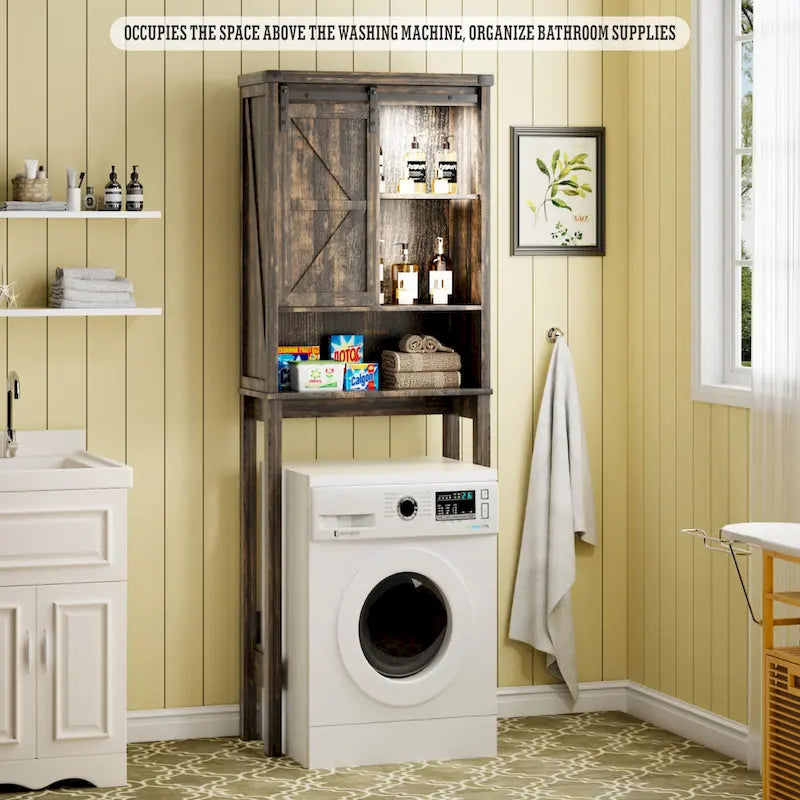 Freestanding Over The Toilet Storage - N/A