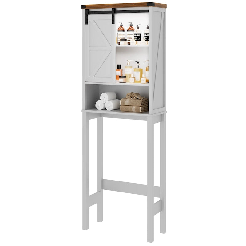 Freestanding Over The Toilet Storage - N/A
