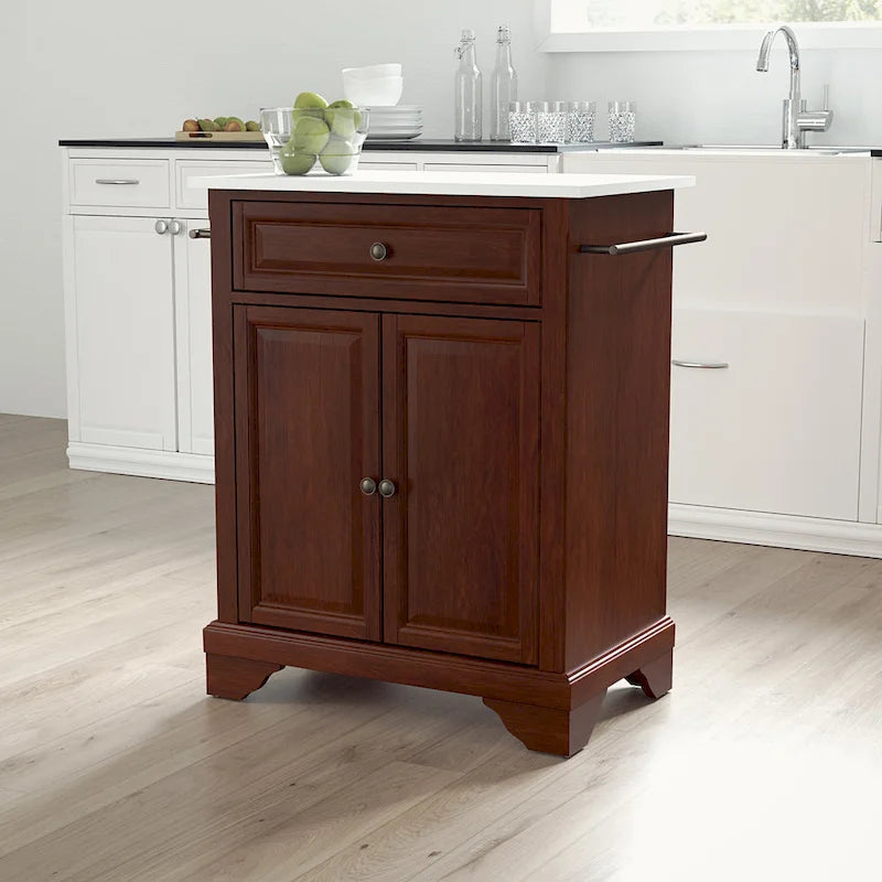 Crosley Lafayette Granite Top Portable Kitchen Island/Cart - 31W x 18D x 35.5H