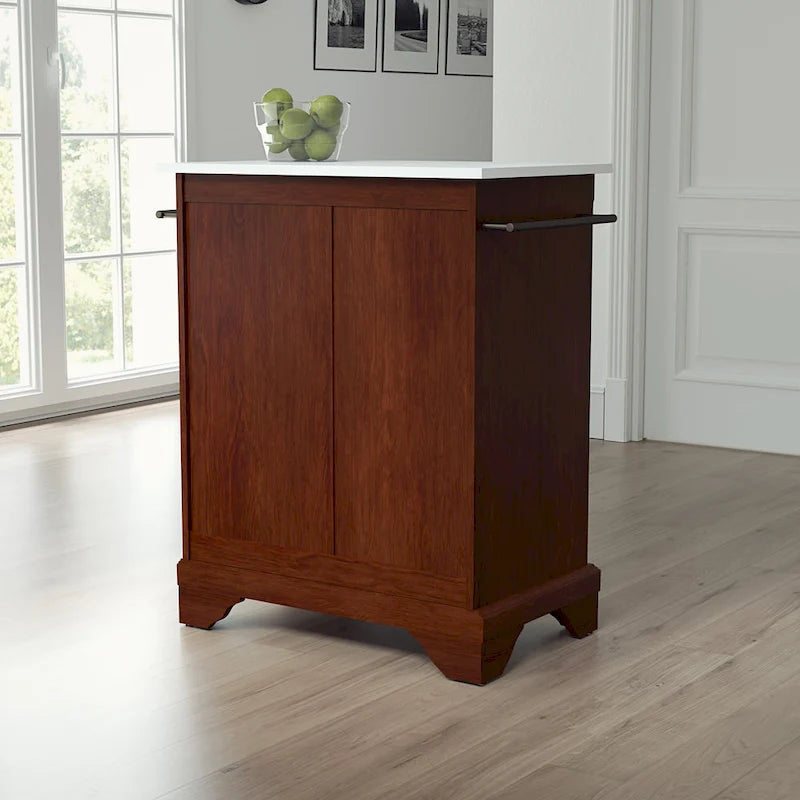Crosley Lafayette Granite Top Portable Kitchen Island/Cart - 31W x 18D x 35.5H