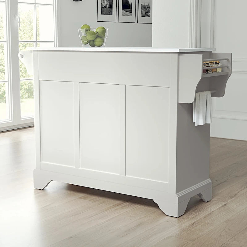 Crosley Lafayette Granite Top Full Size Kitchen Island/Cart - 51.5W x 18D x 36H