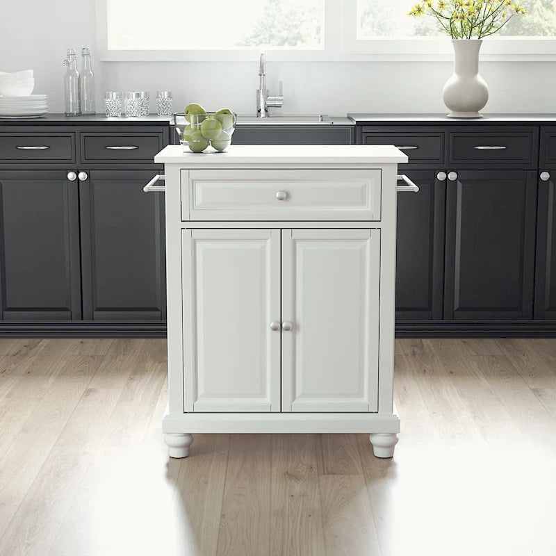 Crosley Cambridge Granite Top Portable Kitchen Island/Cart - 31W x 18D x 35H