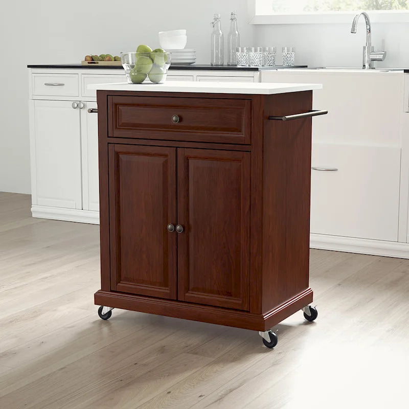 Crosley Portable Granite Top Kitchen Cart - 31W x 18D x 35.5H