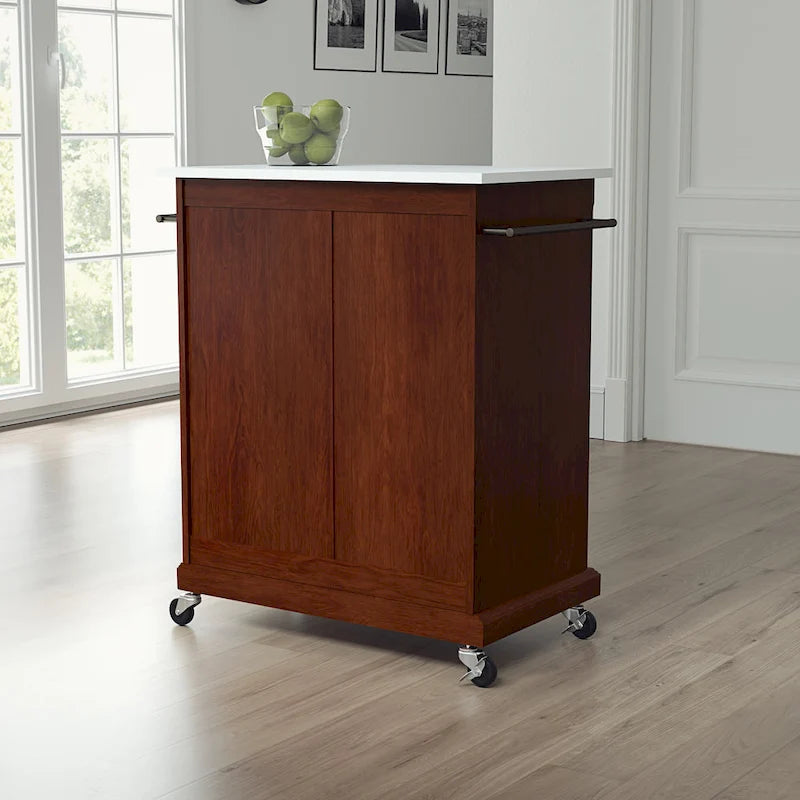 Crosley Portable Granite Top Kitchen Cart - 31W x 18D x 35.5H