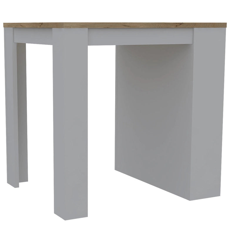 TUHOME Tanna Kitchen Counter Island with 3 Shelves - 36 W x 31L