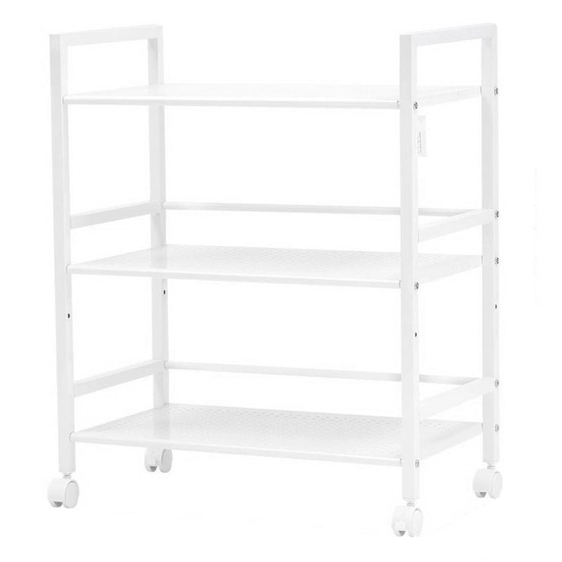 3-Tier Rolling Serving Shelf Rack Utility Storage Kitchen Island Cart