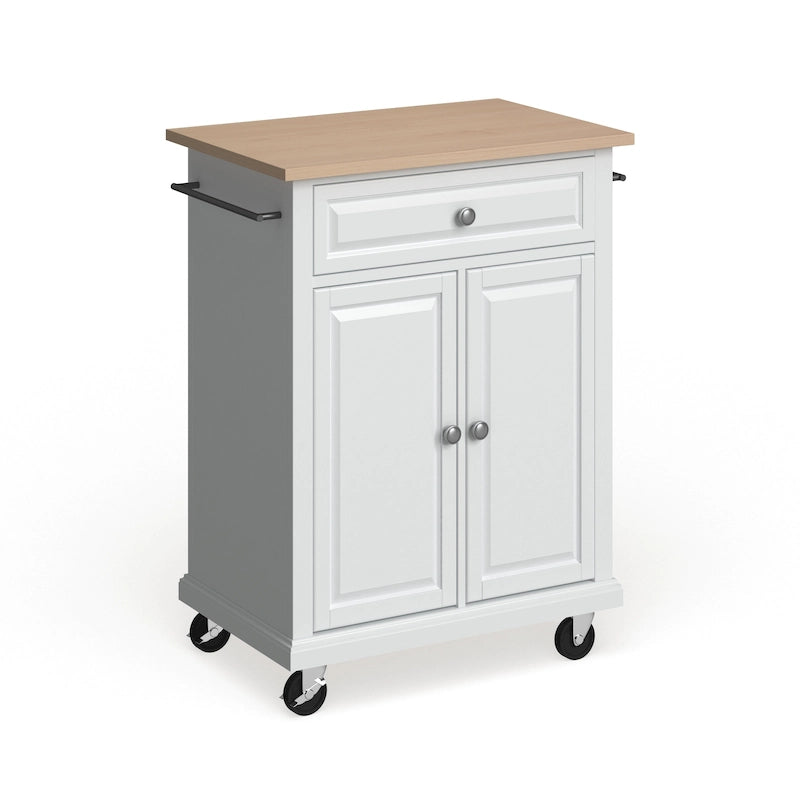 Crosley Compact Wood Top Kitchen Cart - 31W x 18D x 35.5H
