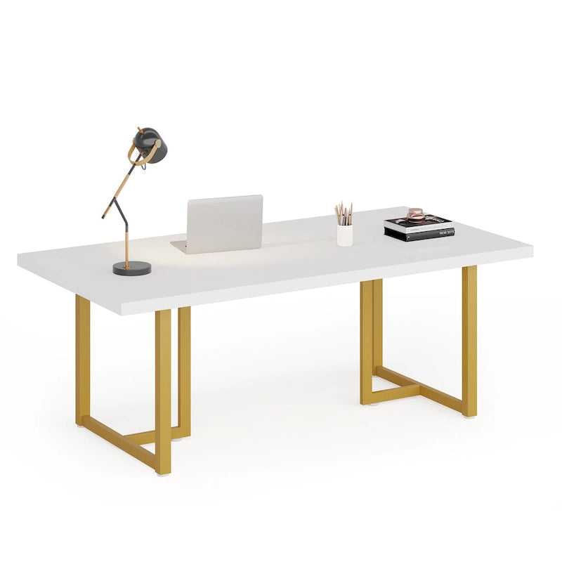70.8 Executive Computer Desk for Home Office