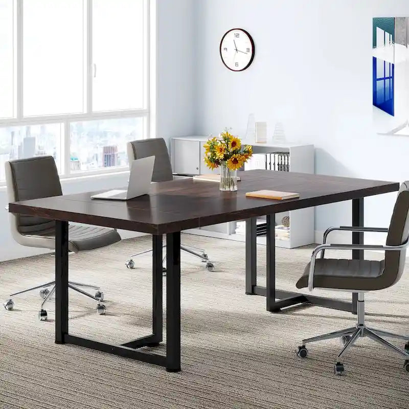 70.8 Executive Computer Desk for Home Office