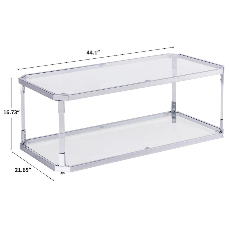 Glass Coffee Tables 44in