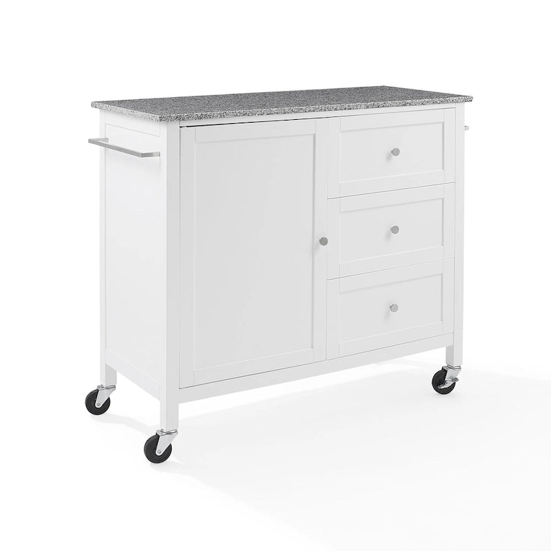 Crosley Soren Granite Top Kitchen Island/Cart - 18.13d x 42.13w x 37.5h