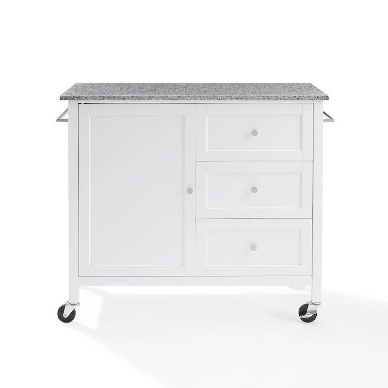 Crosley Soren Granite Top Kitchen Island/Cart - 18.13d x 42.13w x 37.5h