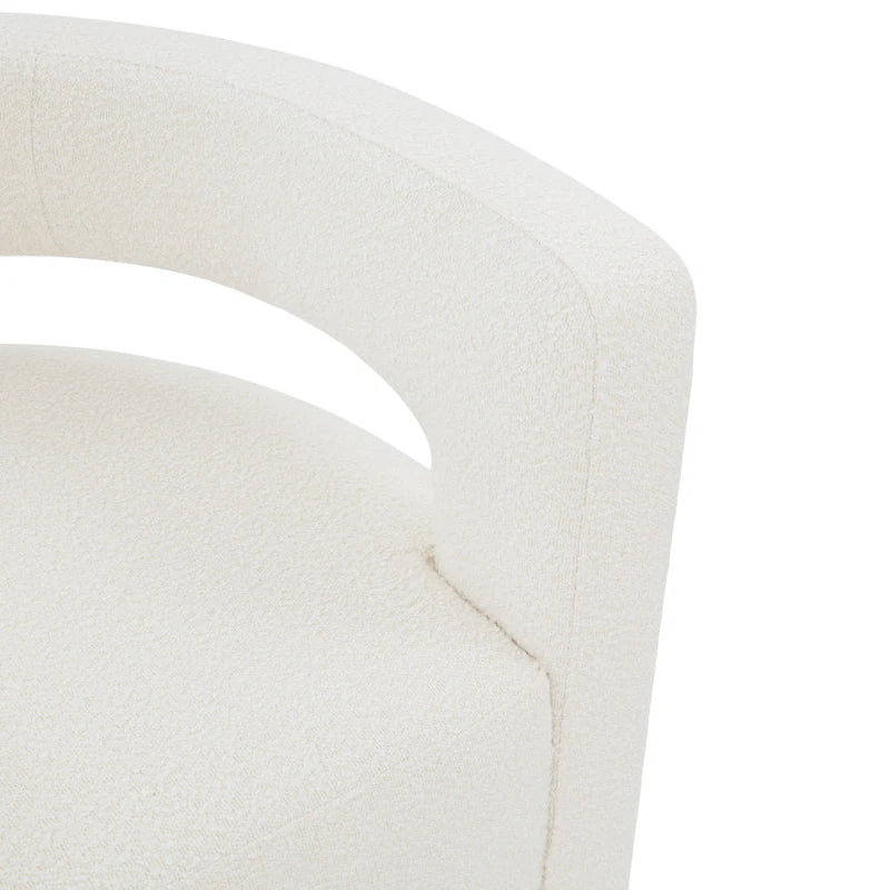 SAFAVIEH Couture Cela Swivel Chair (Fully Assembled) - 31.1 W x 28.4 L x 26.8 H - 31Wx28Dx27H