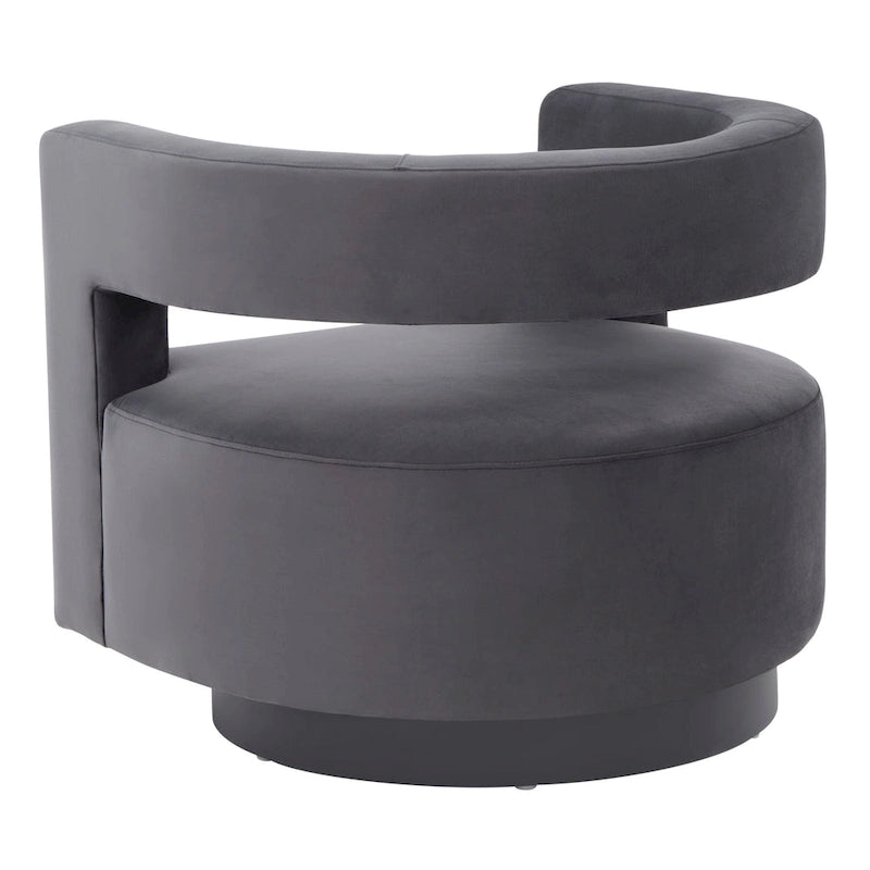 SAFAVIEH Couture Cela Swivel Chair (Fully Assembled) - 31.1 W x 28.4 L x 26.8 H - 31Wx28Dx27H